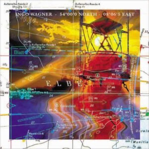 Feuerschiff Elbe 1 the last farewell Ingo Wagner Maritime Kunst Seekarten Mixed Media