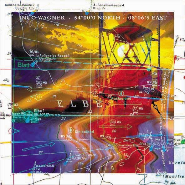 Feuerschiff "Elbe 1" the last farewell - Ingo Wagner 2 Feuerschiff Elbe 1 the last farewell Ingo Wagner Maritime Kunst Seekarten Mixed Media