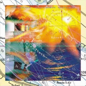 Juelssand sunshine explosion Ingo Wagner Maritime Kunst Nordsee Sonnenlicht Mixed Media