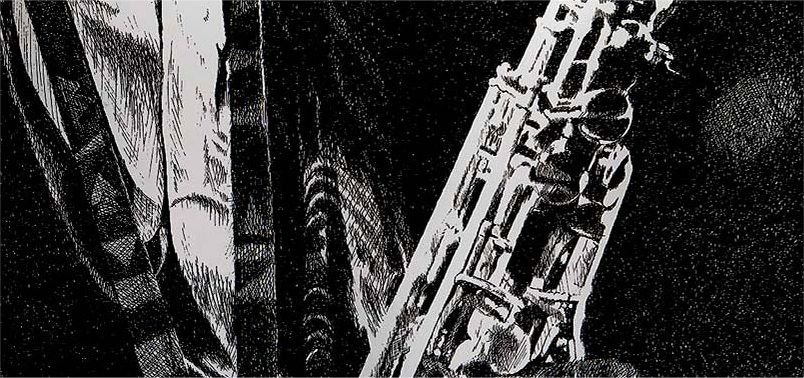 Ornette Coleman 1989 Frank Rosenzweig Kunstdruck 3 Ornette Coleman 1989 Frank Rosenzweig Kunstdruck – Bild 2