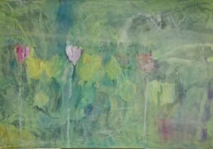 Tulpen im Nebel