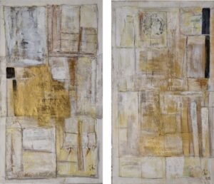 Diptychon mit „Gold“ (2015)